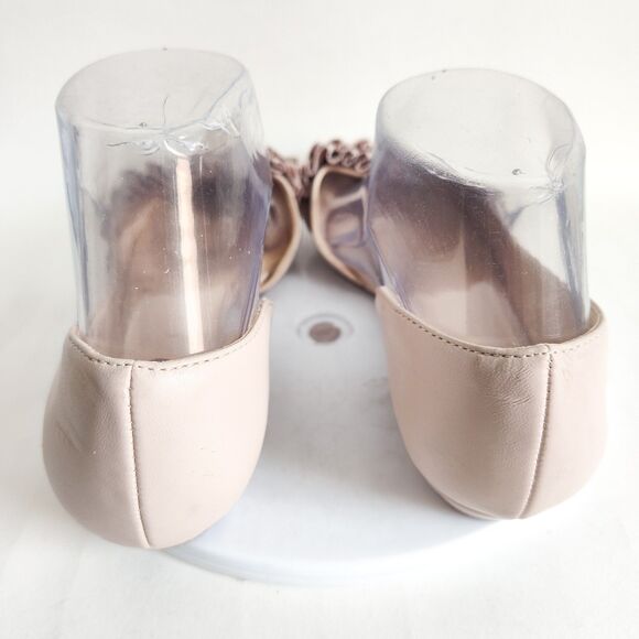 Nine West Cream Flats with Sophisticated Pleats - Picture 9 of 13